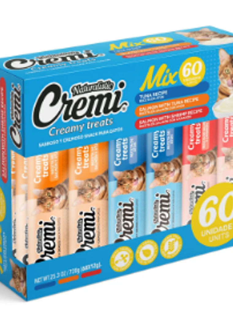 SNACK CREMI BOX SEA FOOD MIX, 60 SACHET 1