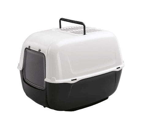 ARENERO, BAÑO SANITARIO, HOME PRIMA, 39.5×52.5×38 cm, NEGRO/BLA