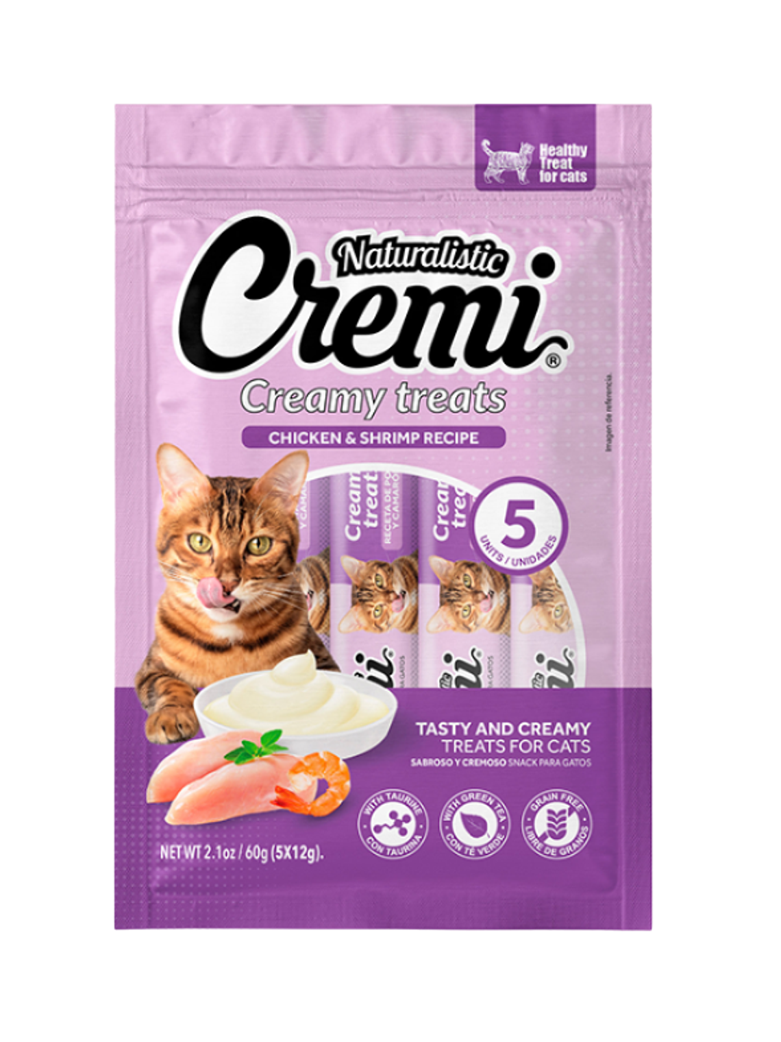 Naturalistic Cremi Pollo y Camarón 60 Gr 1