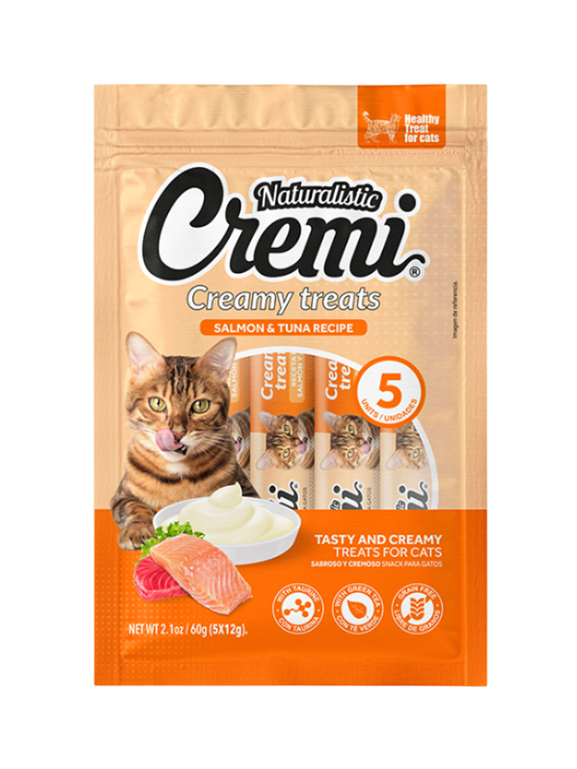 Naturalistic Cremi Salmón y Atún 60 Grs 1