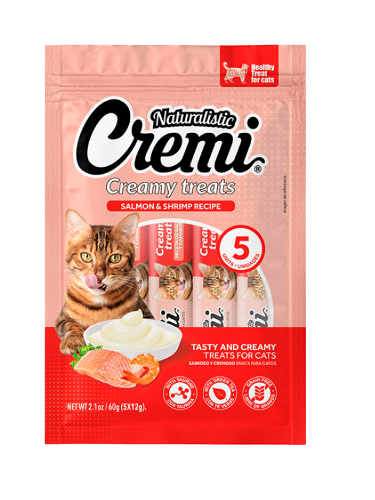 Naturalistic Cremi Salmón y Camarón 60 Gr 1