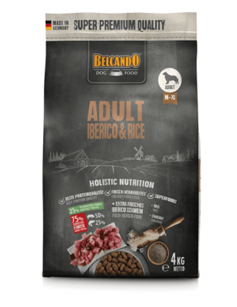 BELCANDO IBERICO RICE ADULTO M/XL 4 KG