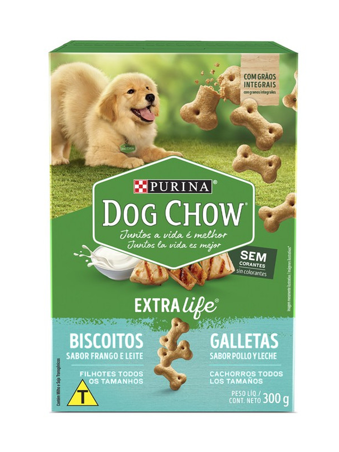 DOG CHOW GALLETAS CACHORRO POLLO/LECHE 300GR 1