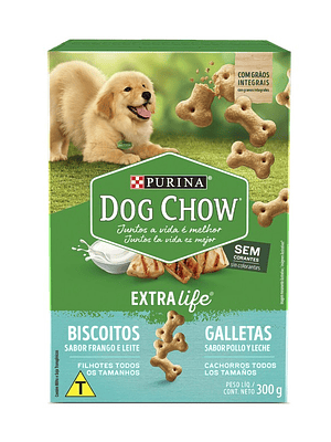 DOG CHOW GALLETAS CACHORRO POLLO/LECHE 300GR