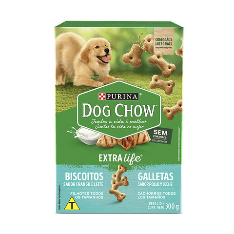 DOG CHOW GALLETAS CACHORRO POLLO/LECHE 300GR