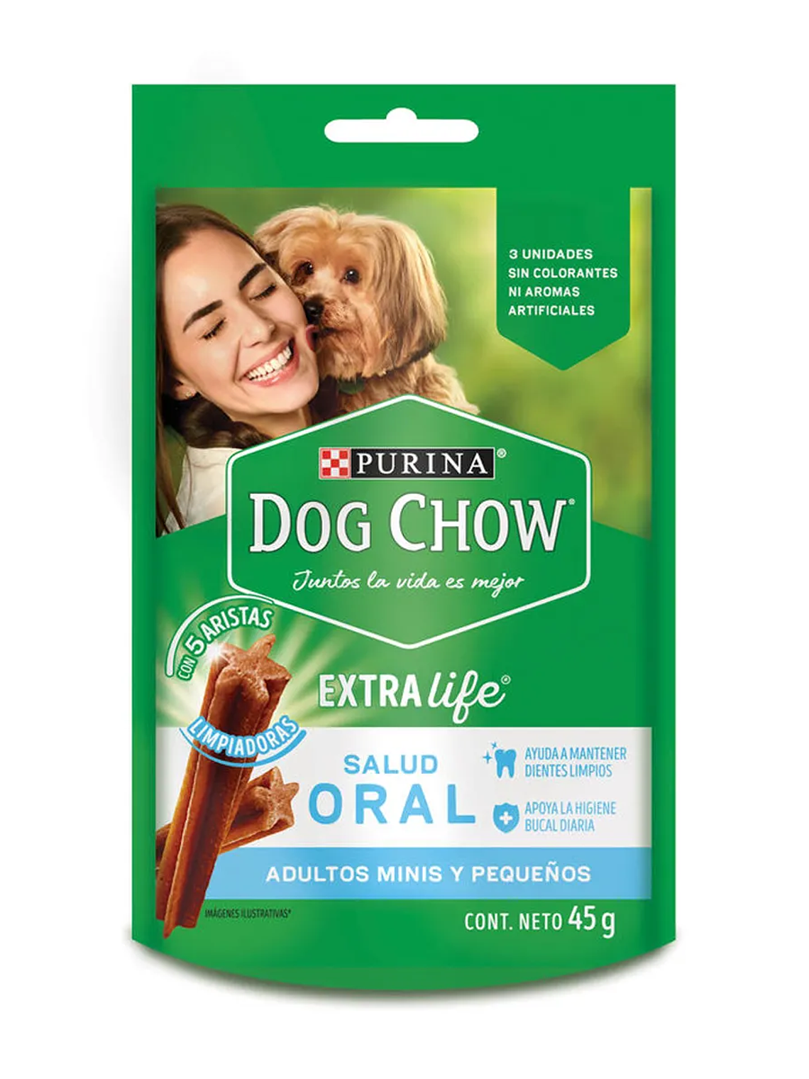 DOG CHOW SALUD ORAL ADULTO MINIS Y PEQUEÑA 1
