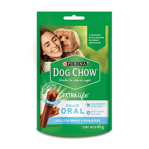 DOG CHOW SALUD ORAL ADULTO MINIS Y PEQUEÑA