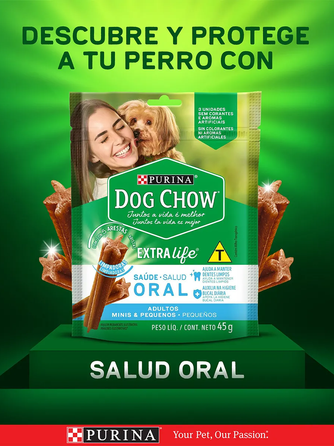 DOG CHOW SALUD ORAL ADULTO MINIS Y PEQUEÑA 5