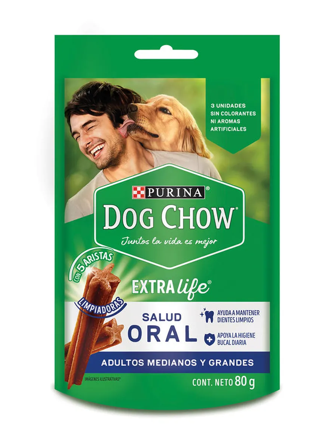 DOG CHOW SALUD ORAL ADULTOS MEDIANOS Y GRANDES 1
