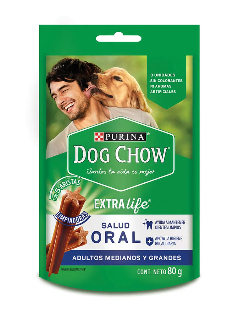 DOG CHOW SALUD ORAL ADULTOS MEDIANOS Y GRANDES 1