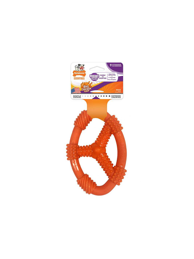  JUGUETE FLEXI NYLABONE STRONG CHEW ANILLO OVAL FLEXIBLE TALLA M  1