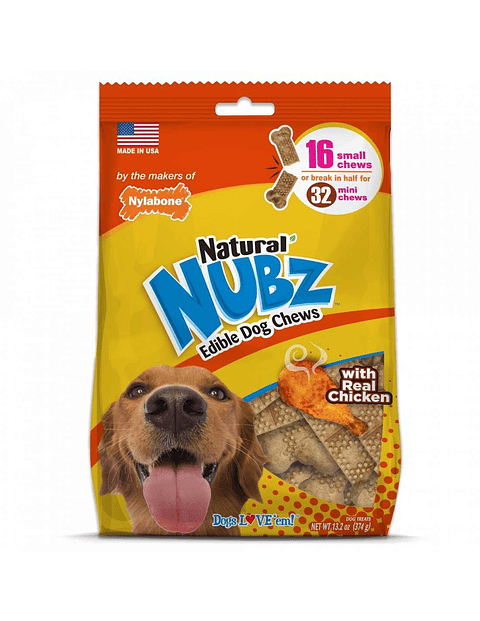  JUGUETE COMESTIBLE NUBZ SABOR POLLO 16 Un