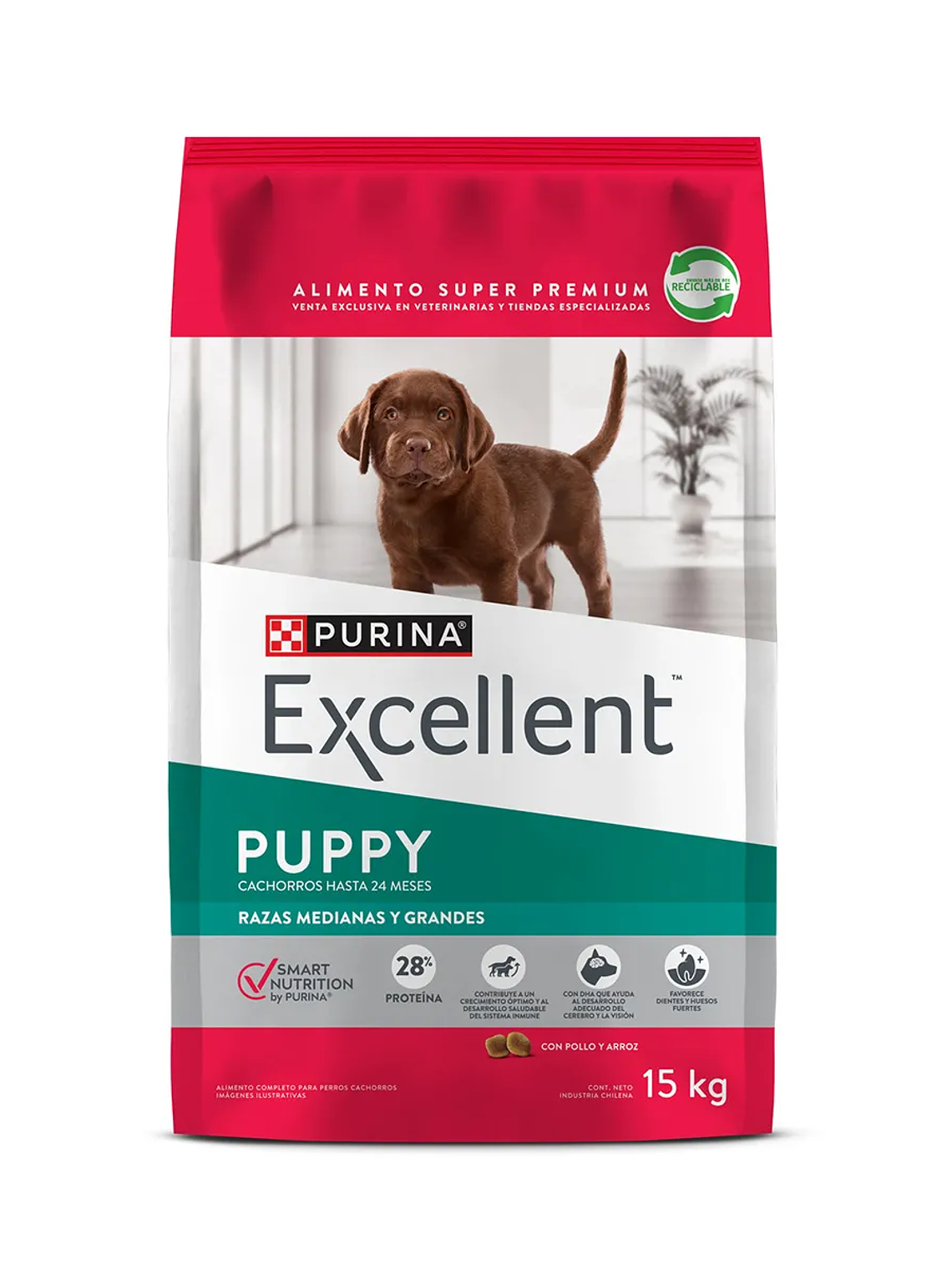 EXCELLENT CACHORRO RAZA MEDIANA/ GRANDE 15 KG 2