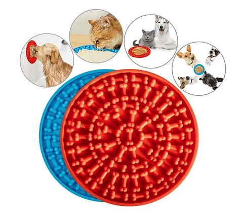 ALIMENTADOR LENTO PARA PERROS / GATOS  REDONDO