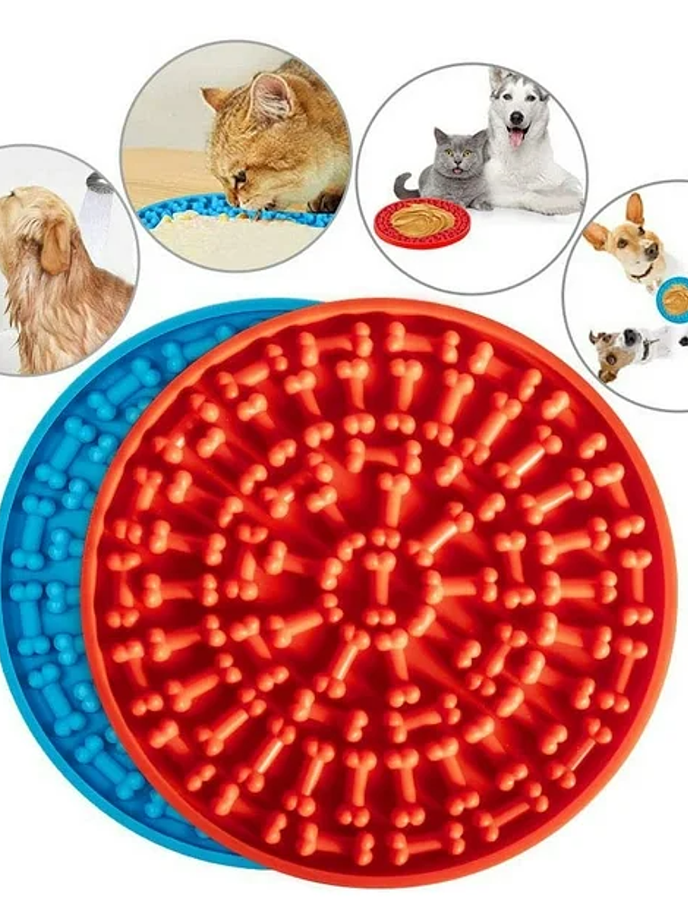 ALIMENTADOR LENTO PARA PERROS / GATOS  REDONDO 1