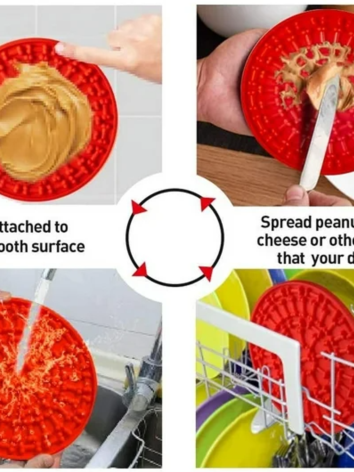 ALIMENTADOR LENTO PARA PERROS / GATOS  REDONDO 6