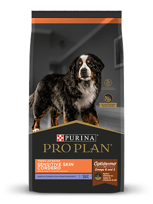 PROPLAN PERROS ADULTOS SENSITIVE SKIN CORDERO 15KG