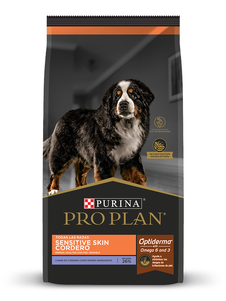 PROPLAN PERROS ADULTOS SENSITIVE SKIN CORDERO 15KG 1