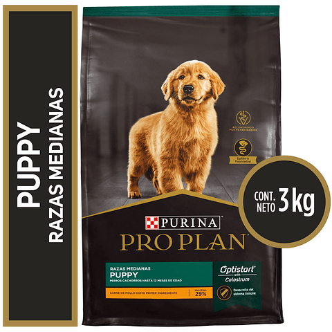 PROPLAN PUPPY RAZA MEDIANA 3 KG