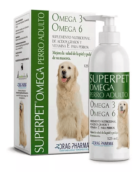 SUPERPET OMEGA ADULTO - SOLUCIÓN ORAL OMEGA 3 Y 6  125 ML