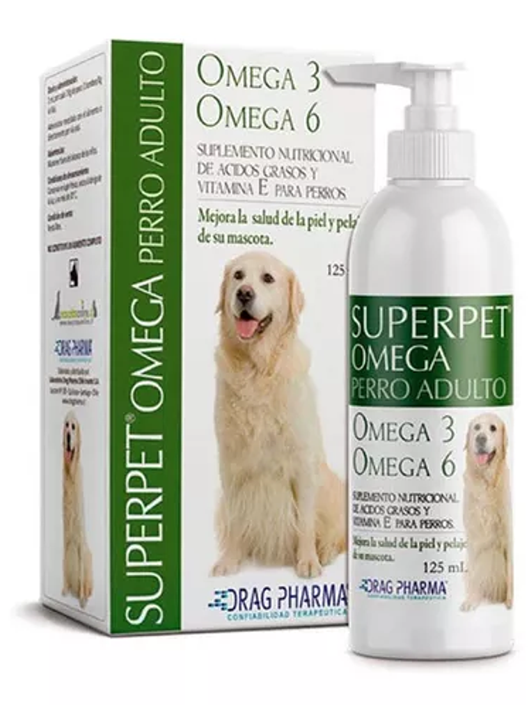 SUPERPET OMEGA ADULTO - SOLUCIÓN ORAL OMEGA 3 Y 6  125 ML 1