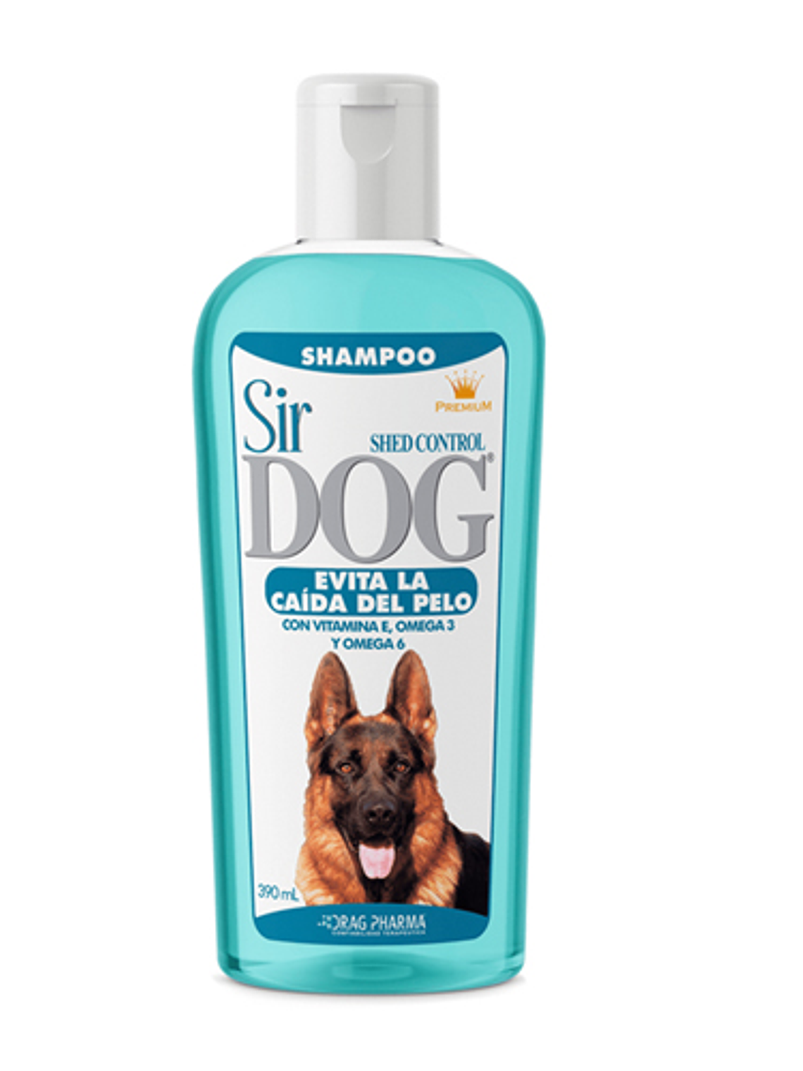 SHAMPOO SIR DOG SHED CONTROL 390 ML 1