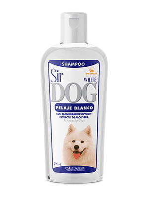 SHAMPOO SIR DOG COLOR BLANCO WHITE 390 ML