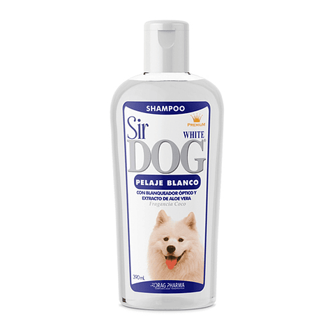 SHAMPOO SIR DOG COLOR BLANCO WHITE 390 ML