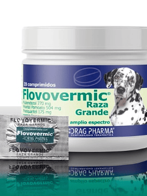 FLOVOVERMIC RAZA GRANDE 1 COMPRIMIDO +35 KG (CADA UNIDAD)