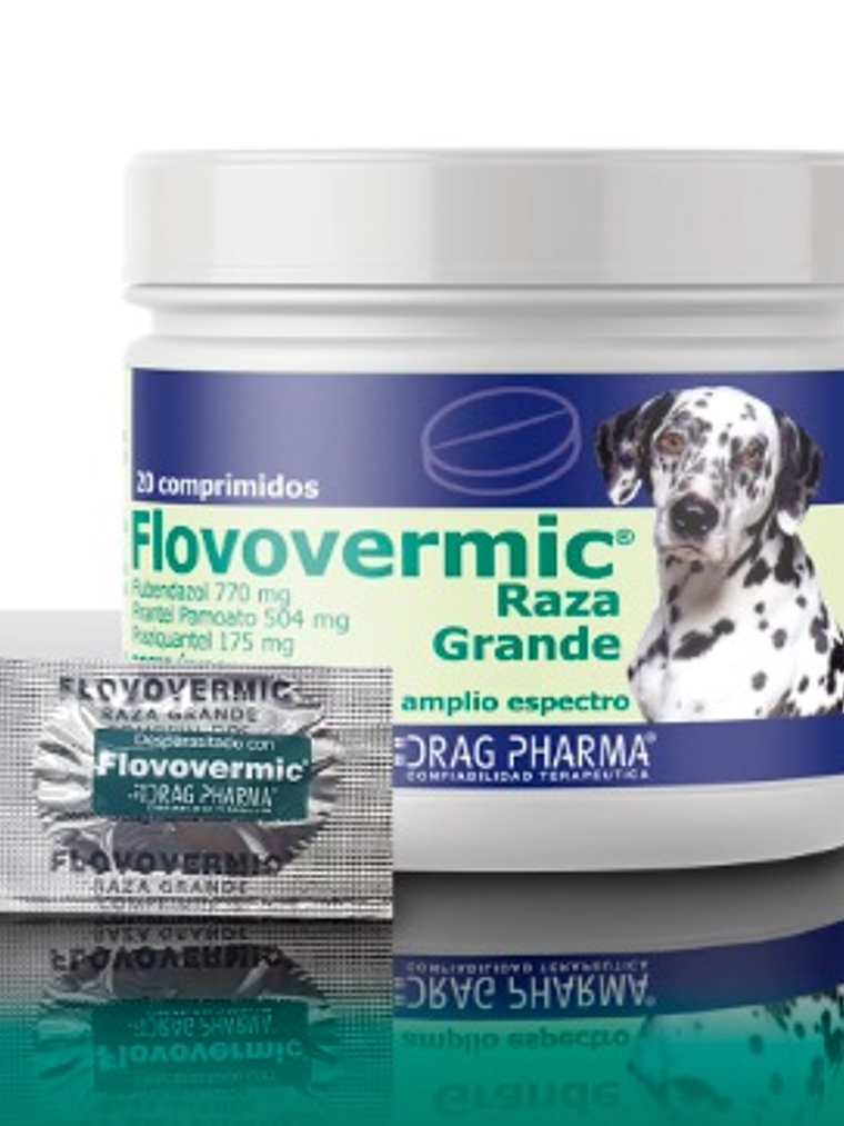 FLOVOVERMIC RAZA GRANDE 1 COMPRIMIDO +35 KG (CADA UNIDAD) 1