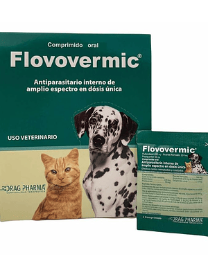 FLOVOVERMIC 1 COMPRIMIDO HASTA 10 KG (UNIDAD)