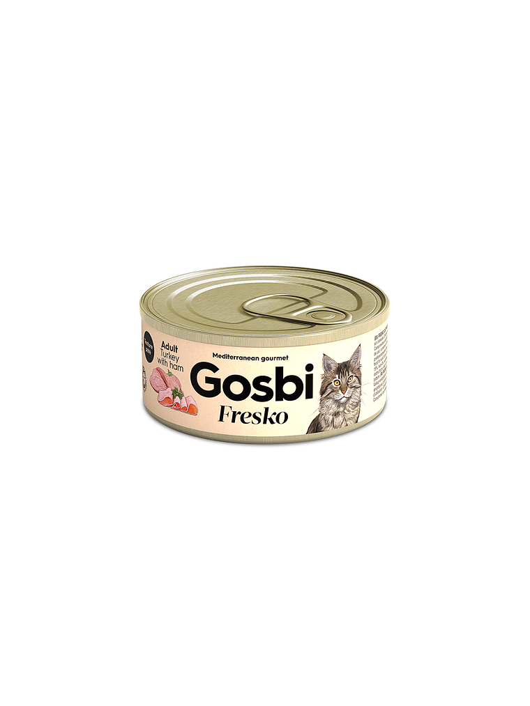 GOSBI FRESKO ADULT PAVO & JAMÓN 70 GR 1