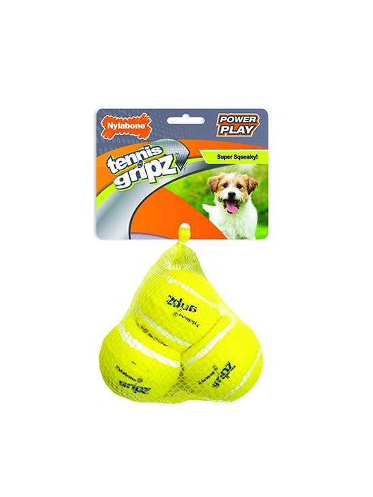 NYLABONE POWER PLAY PELOTAS ANATÓMICAS 3 UNIDADES S 1