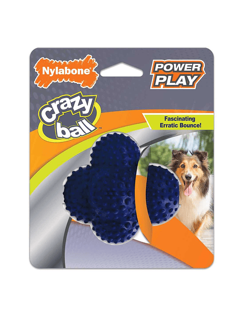 NYLABONE POWER PLAY LANZADOR DE GOMA CRAZY BALL TALLA L