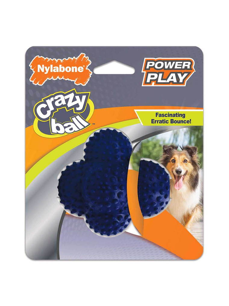 NYLABONE POWER PLAY LANZADOR DE GOMA CRAZY BALL TALLA L 1