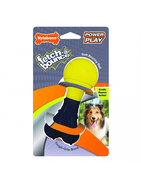 NYLABONE POWER PLAY JUGUETE "FETCH A BOUNCE"