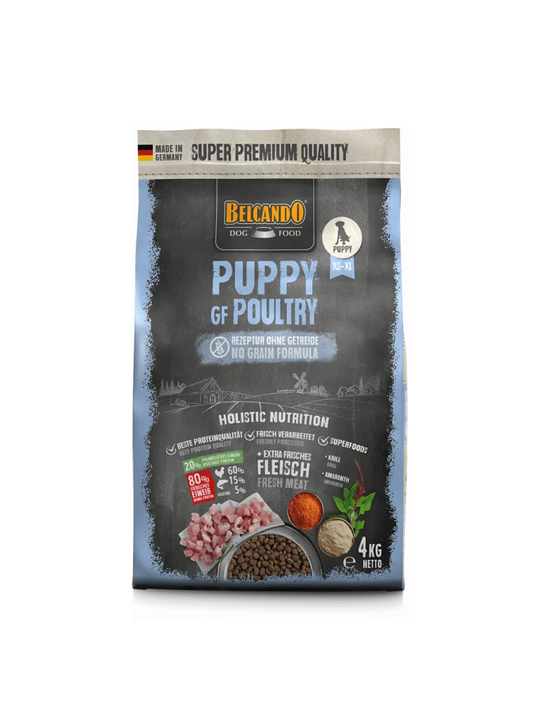 BELCANDO PUPPY GRAIN FREE POULTRY 4 KG 1
