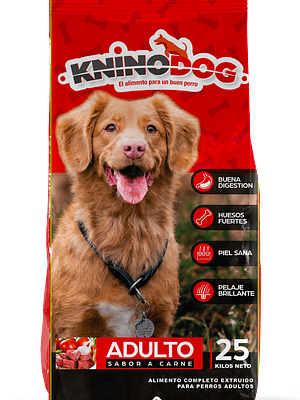 KNINO DOG ADULTO SABOR CARNE 25 KG