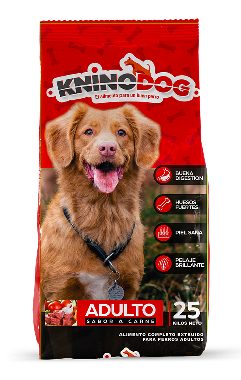 KNINO DOG ADULTO SABOR CARNE 25 KG