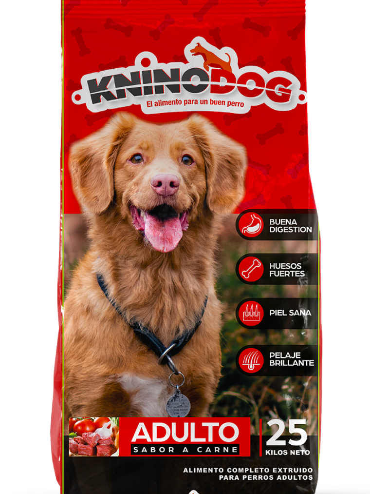 KNINO DOG ADULTO SABOR CARNE 25 KG 1