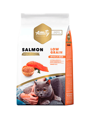 AMITY GATO BAJO EN GRANO SALMON ADULTO 2 KG