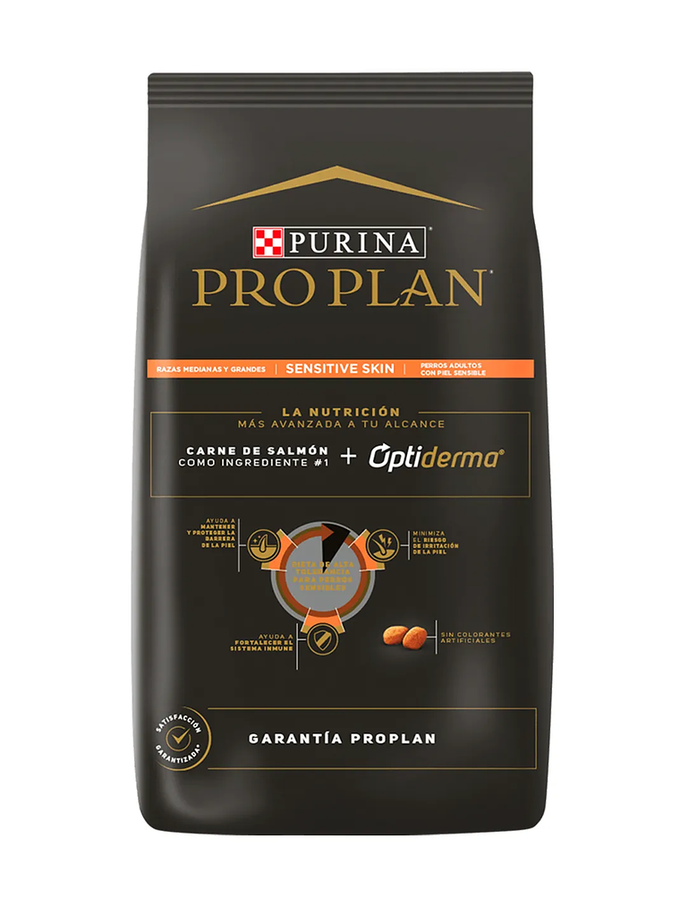 PROPLAN SENSITIVE SKIN ADULTO RAZAS MEDIANAS Y GRANDES 15 KG 2