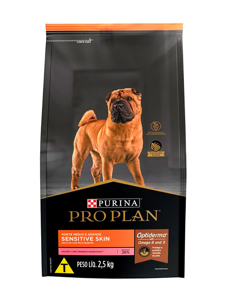 PROPLAN SENSITIVE SKIN ADULTO RAZAS MEDIANAS Y GRANDES 15 KG 1