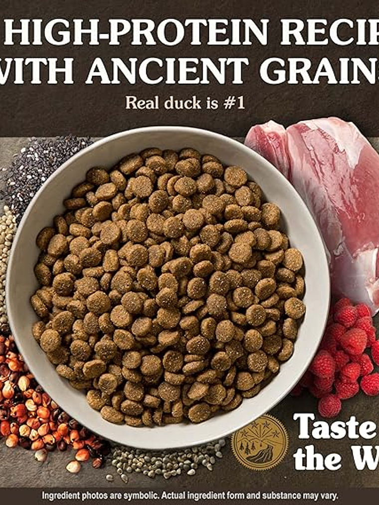TASTE OF THE WILD PERRO ANCIENT GRAINS WETLANDS (PATO) 12.7 KG 4