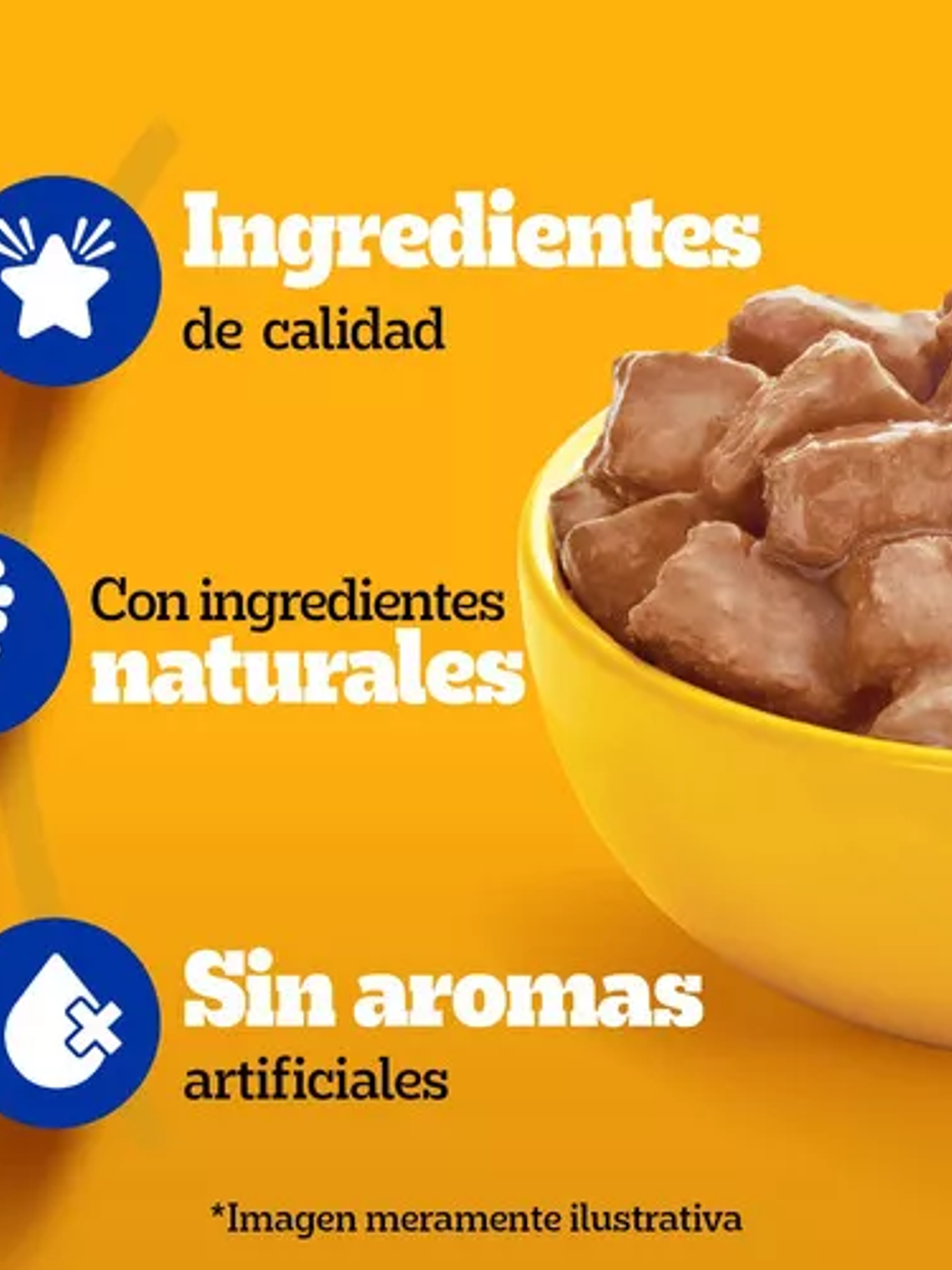 Pedigree alimento húmedo sobrecito perro adulto Pollo 12 unidades 3