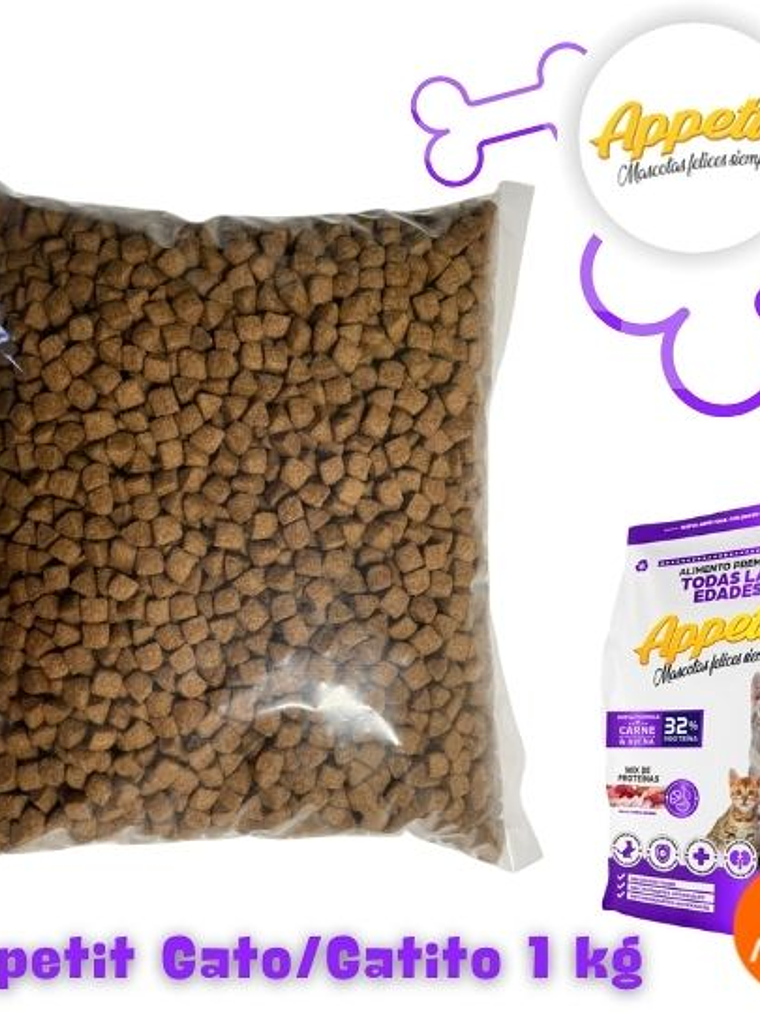 Appetit Granel Gato/Gatito 1 Kg 1