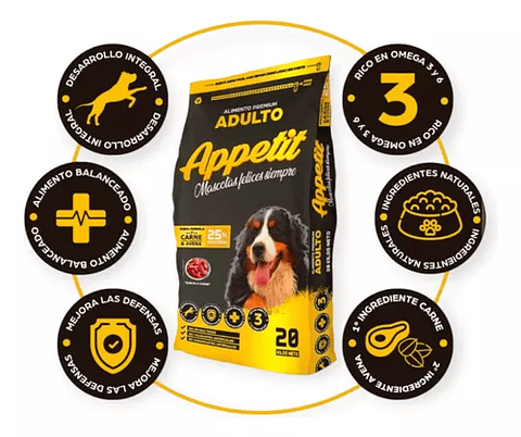 APPETIT PERRO ADULTO 20 KG