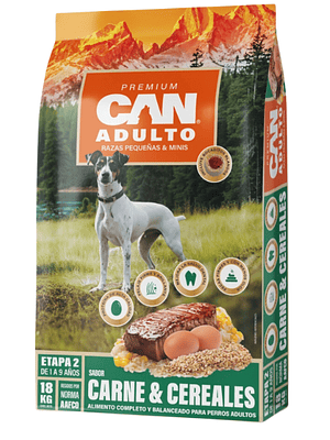 Can Adulto Razas Pequeñas Carne 18KG