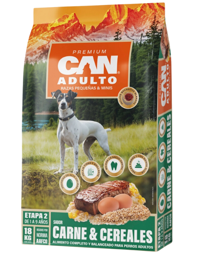 Can Adulto Razas Pequeñas Carne 18KG 1