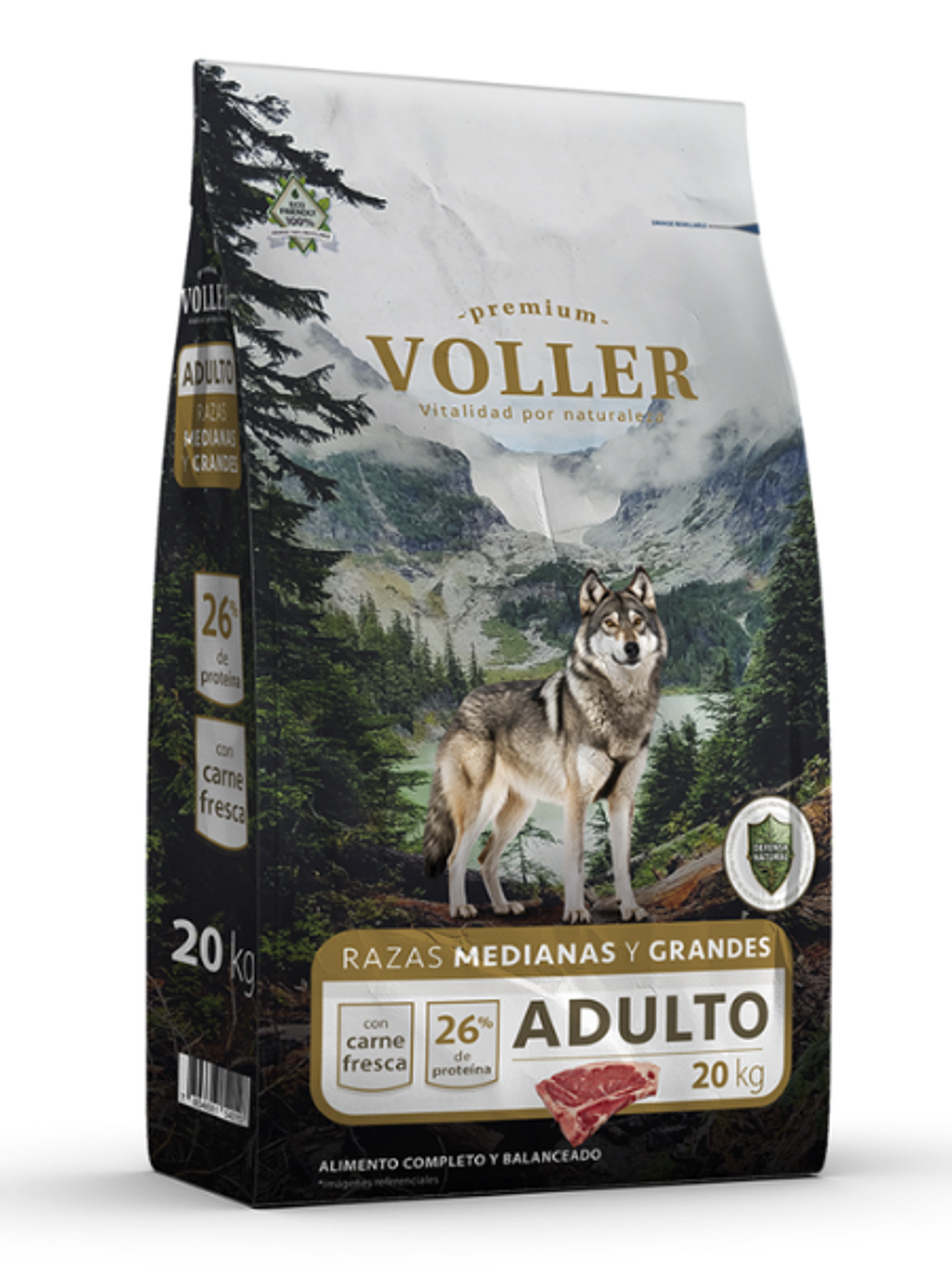 Voller Adulto Raza Mediana y Grande 20kg 1